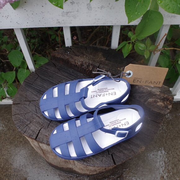 Brand New Blue Sandals By En Fant Brands4Kids Made In Bosnia - Picture 1 of 3